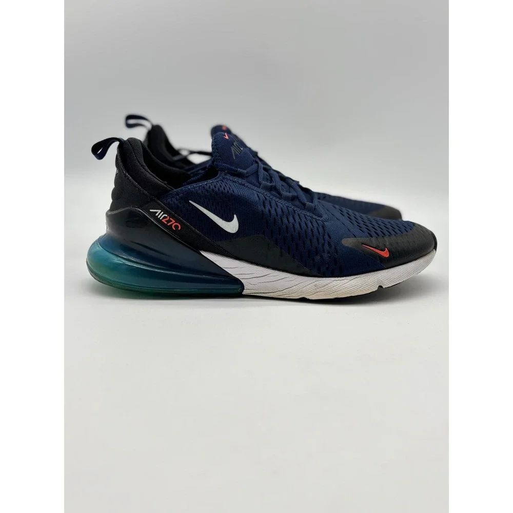 Nike Air Max 270 Midnight Navy Black Teal FD0279-400 Mens 12